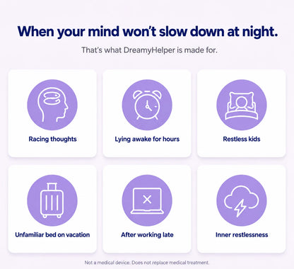 When your mind won't slow down at night