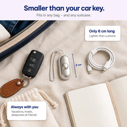 DreamyHelper is smaller than a car key