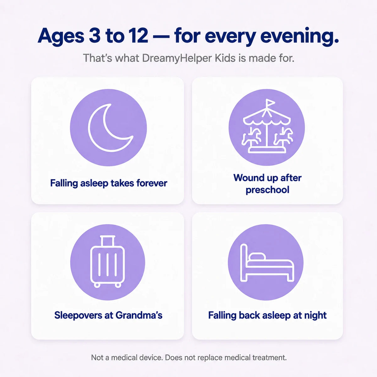DreamyHelper Kids for ages 3 to 12