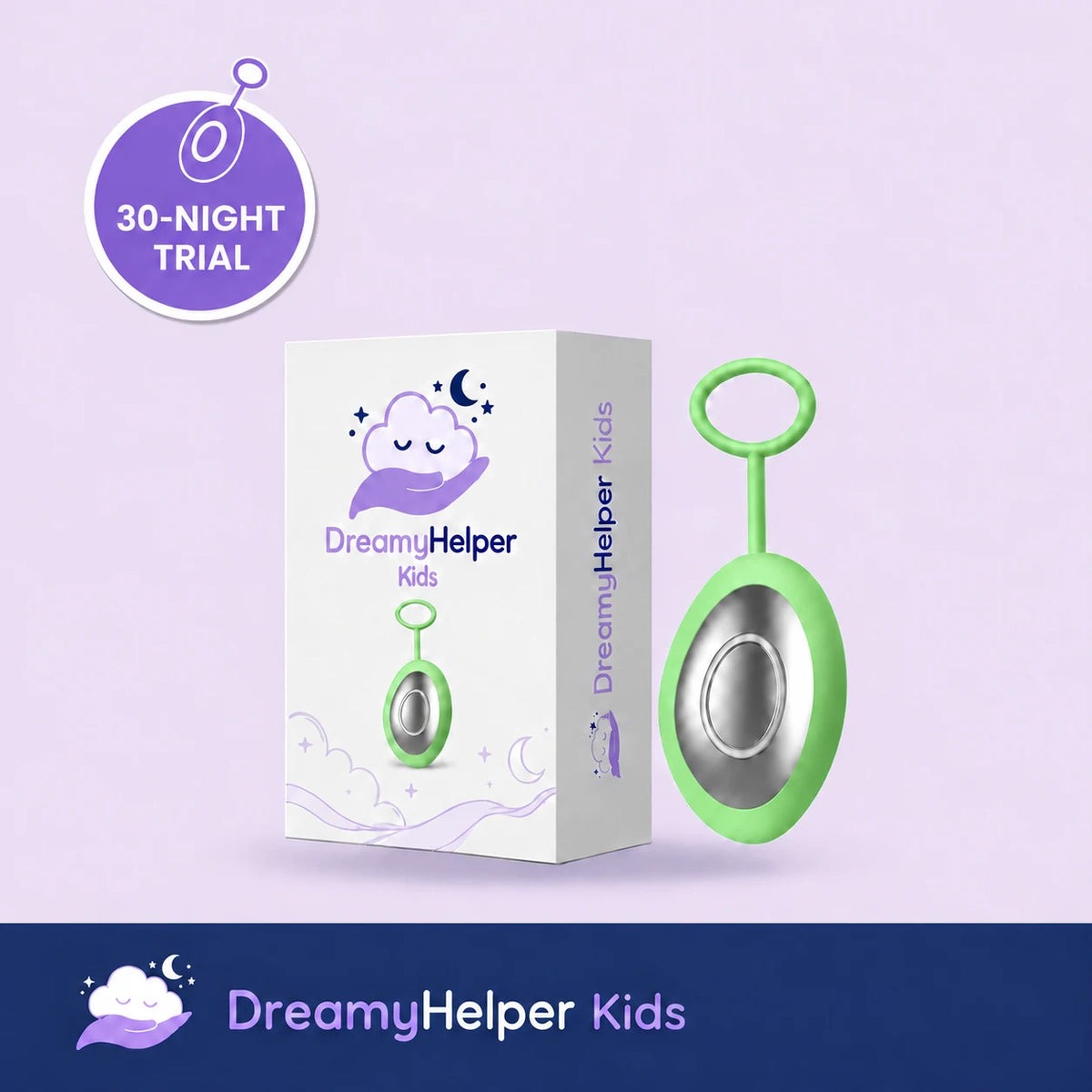 DreamyHelper Kids in green with packaging